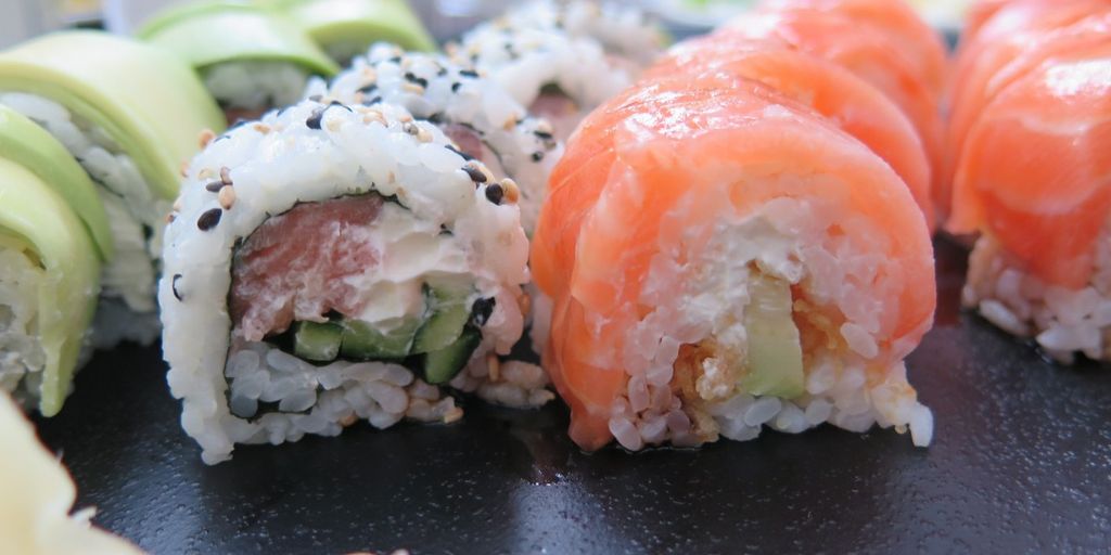 Japanese cuisine sushi and delicacies